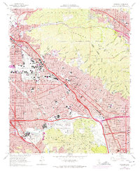 Burbank 1966 topographic map thumbnail