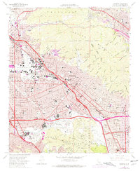 Burbank 1966 topographic map thumbnail