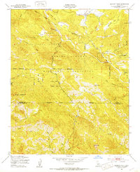 Burnett Peak 1949 topographic map thumbnail