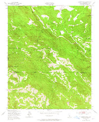 Burnett Peak 1949 topographic map thumbnail
