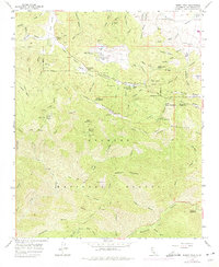 Burnt Peak 1958 topographic map thumbnail