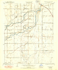 Burris Park 1950 topographic map thumbnail