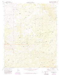 Butler Peak 1971 topographic map thumbnail