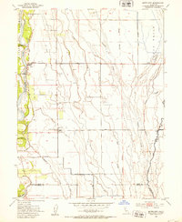 Butte City 1952 topographic map thumbnail