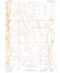 Butte City 1952 topographic map thumbnail