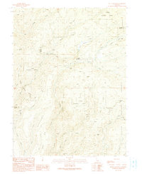 Butte Meadows 1991 topographic map thumbnail