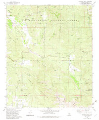 Butterfly Peak 1981 topographic map thumbnail