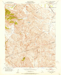 Byron Hot Springs 1953 topographic map thumbnail