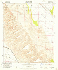 Cactus 1953 topographic map thumbnail