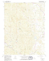 Cahto Peak 1967 topographic map thumbnail