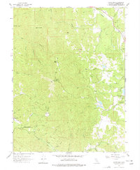 Cahto Peak 1967 topographic map thumbnail
