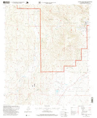 Cahuilla Mountain 1996 topographic map thumbnail