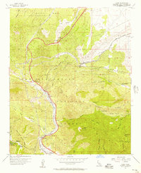Cajon 1956 topographic map thumbnail