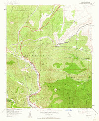 Cajon 1956 topographic map preview