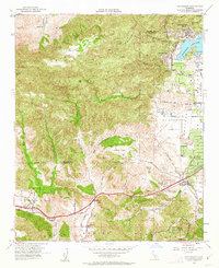 Calabasas 1952 topographic map thumbnail