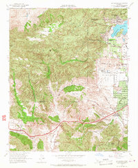Calabasas 1952 topographic map thumbnail