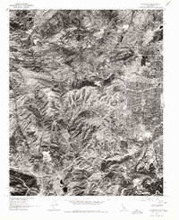 Calabasas 1976 topographic map thumbnail