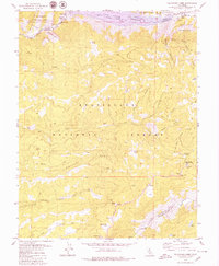 Calaveras Dome 1979 topographic map thumbnail