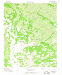 Caldwell Mesa 1967 topographic map thumbnail