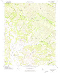 Caldwell Mesa 1967 topographic map thumbnail