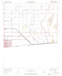 Calexico 1957 topographic map thumbnail
