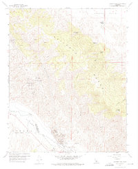 Caliente Mtn 1959 topographic map thumbnail