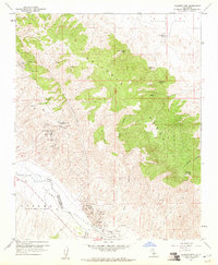 Caliente Mtn 1959 topographic map thumbnail
