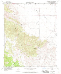 California Valley 1966 topographic map thumbnail