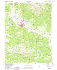 Calistoga 1958 topographic map thumbnail
