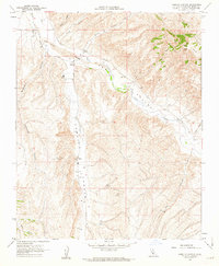 Camatta Canyon 1961 topographic map thumbnail