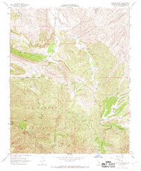 Camatta Ranch 1966 topographic map thumbnail