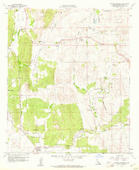 Cameron Corners 1959 topographic map thumbnail