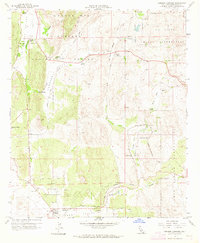 Cameron Corners 1959 topographic map thumbnail