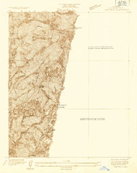 Camp Baldy 1934 topographic map thumbnail