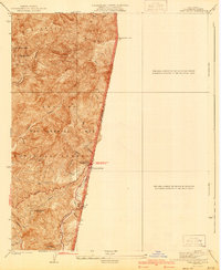 Camp Baldy 1940 topographic map thumbnail