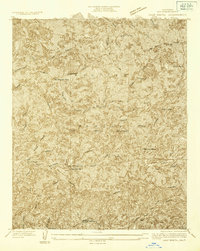 Camp Bonita 1934 topographic map thumbnail