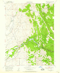 Camp Far West 1949 topographic map thumbnail
