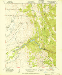 Camp Far West 1951 topographic map thumbnail