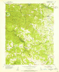 Camp Meeker 1954 topographic map thumbnail