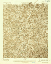 Camp Rincon 1934 topographic map thumbnail