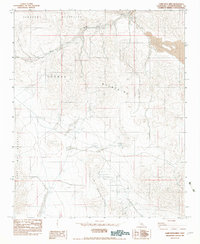 Camp Rock Mine 1982 topographic map thumbnail