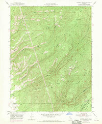 Campbell Mound 1952 topographic map thumbnail