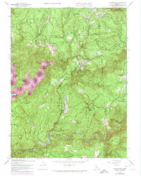 Camptonville 1948 topographic map thumbnail