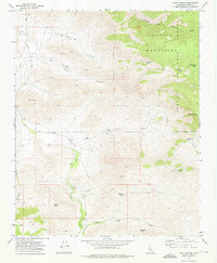 Cane Canyon 1972 topographic map thumbnail