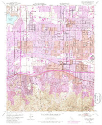 Canoga Park 1952 topographic map preview