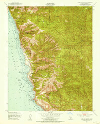 Cape San Martin 1949 topographic map thumbnail