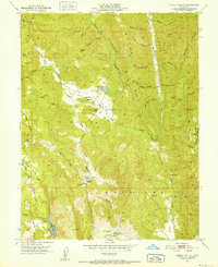 Capell Valley 1951 topographic map thumbnail