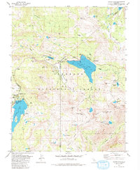 Caples Lake 1979 topographic map thumbnail