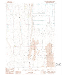 Captain Jacks Stronghold 1985 topographic map thumbnail
