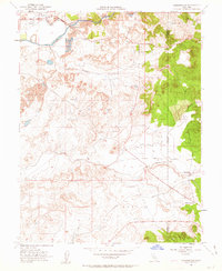 Carbondale 1953 topographic map thumbnail